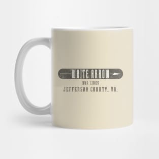 White Arrow Bus Lines Mug